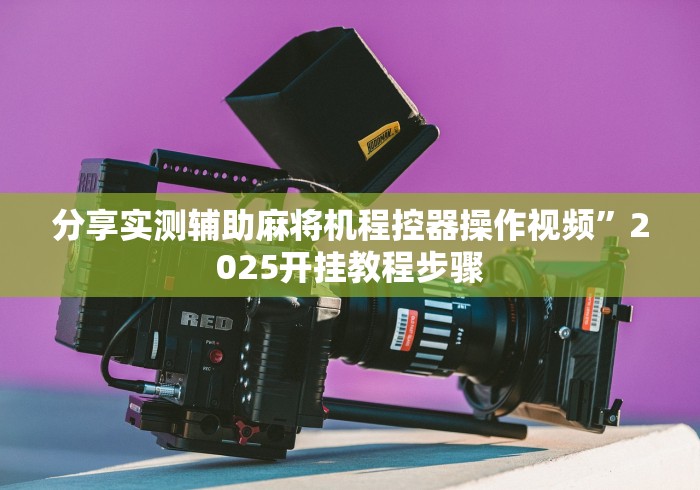 教程解析“普通麻将机的控牌器”有挂详细遥控教程