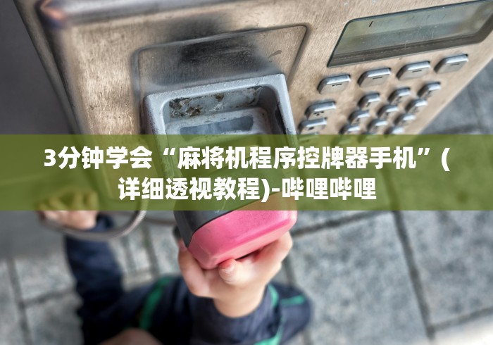 3分钟学会“麻将机程序控牌器手机”(详细透视教程)-哔哩哔哩