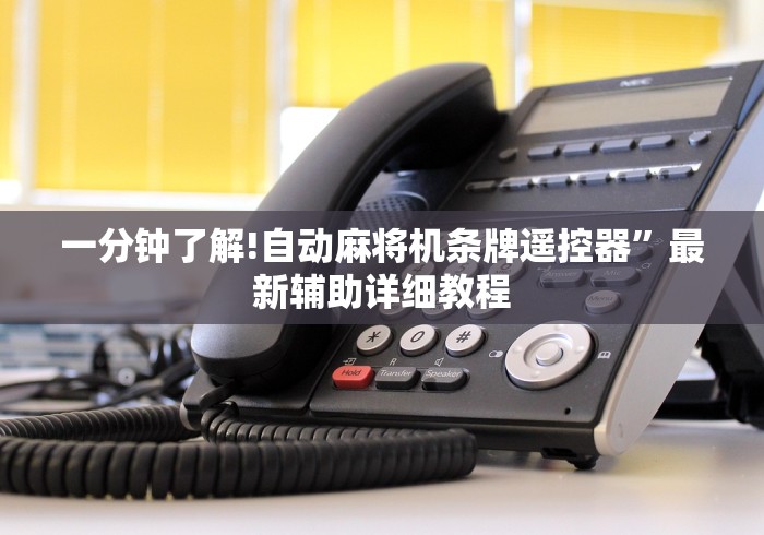 一分钟了解!自动麻将机条牌遥控器”最新辅助详细教程 一分钟了解!自动麻将机条牌遥控器”最新辅助详细教程