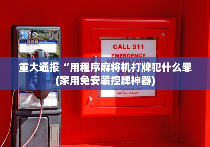 8秒详论“测评麻将机控牌器”(专用神器) 8秒详论“测评麻将机控牌器”(专用神器)
