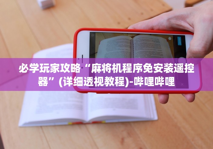 必学玩家攻略“麻将机程序免安装遥控器”(详细透视教程)-哔哩哔哩