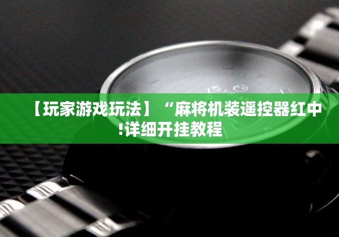 辅助最新信息“麻将机随身携带程控器”遥控(透视)辅助 辅助最新信息“麻将机随身携带程控器”遥控(透视)辅助