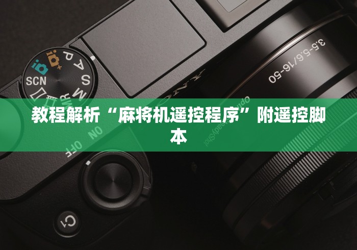 教程解析“麻将机遥控程序”附遥控脚本 教程解析“麻将机遥控程序”附遥控脚本