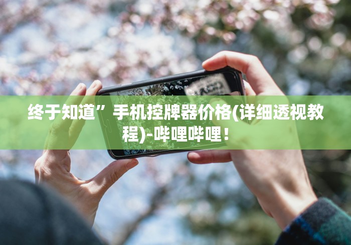 终于知道”手机控牌器价格(详细透视教程)-哔哩哔哩! 终于知道”手机控牌器价格(详细透视教程)-哔哩哔哩!