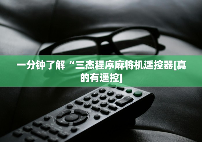 一分钟了解“三杰程序麻将机遥控器[真的有遥控]