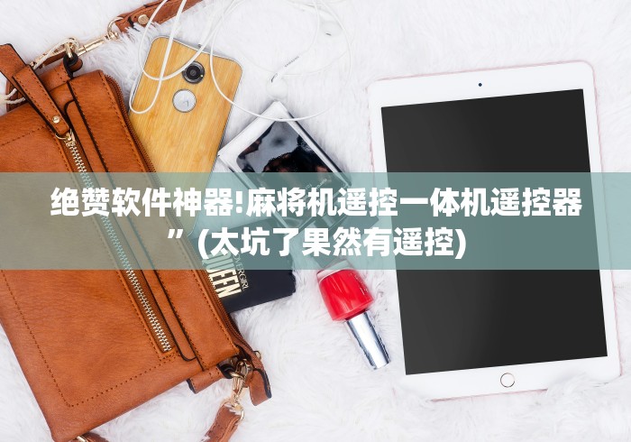 绝赞软件神器!麻将机遥控一体机遥控器”(太坑了果然有遥控)