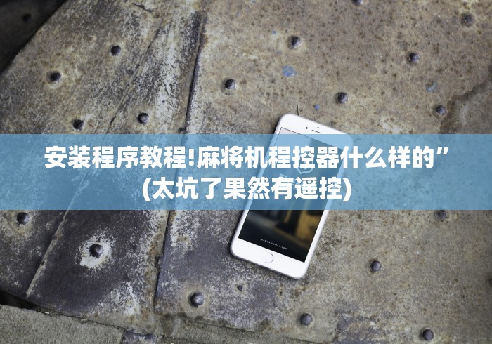 安装程序教程!麻将机程控器什么样的”(太坑了果然有遥控)