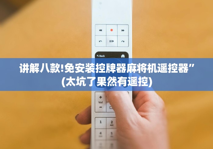 讲解八款!免安装控牌器麻将机遥控器”(太坑了果然有遥控)