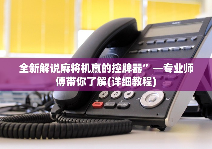 全新解说麻将机赢的控牌器”—专业师傅带你了解(详细教程) 全新解说麻将机赢的控牌器”—专业师傅带你了解(详细教程)