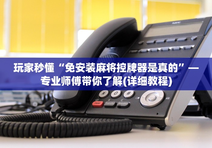 玩家秒懂“免安装麻将控牌器是真的”—专业师傅带你了解(详细教程)