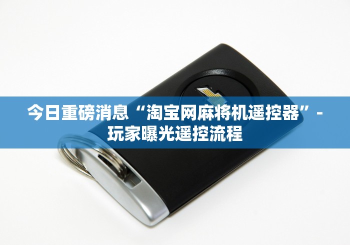 今日重磅消息“淘宝网麻将机遥控器”-玩家曝光遥控流程 今日重磅消息“淘宝网麻将机遥控器”-玩家曝光遥控流程