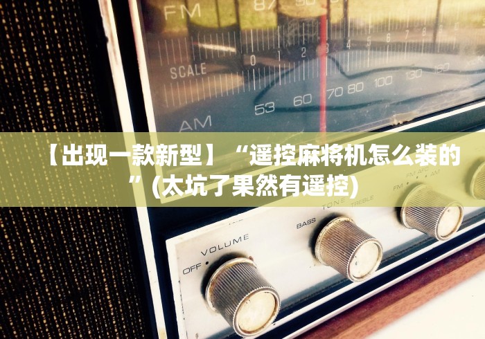 【出现一款新型】“遥控麻将机怎么装的”(太坑了果然有遥控)