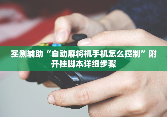 实测辅助“自动麻将机手机怎么控制”附开挂脚本详细步骤