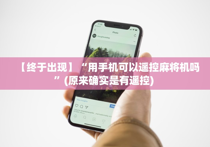 【终于出现】“用手机可以遥控麻将机吗”(原来确实是有遥控) 
