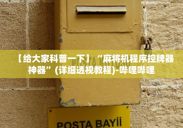 安装程序教程!防遥控器麻将机检测装置”-必赢神器安装