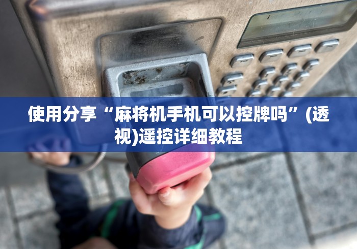 玩家实测“2024麻将机手机免安装程控器”详细遥控辅助详细教程