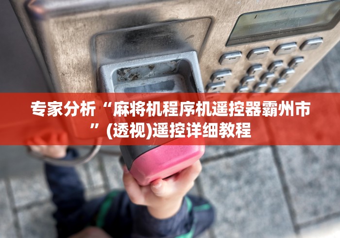 专家分析“麻将机程序机遥控器霸州市”(透视)遥控详细教程