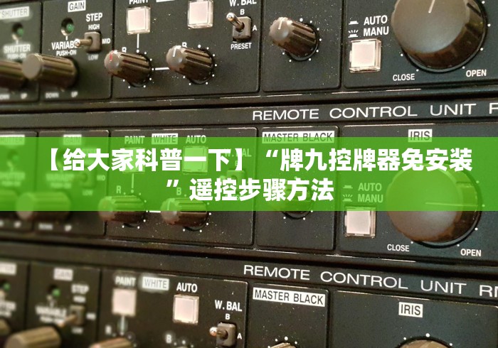 【给大家科普一下】“牌九控牌器免安装”遥控步骤方法