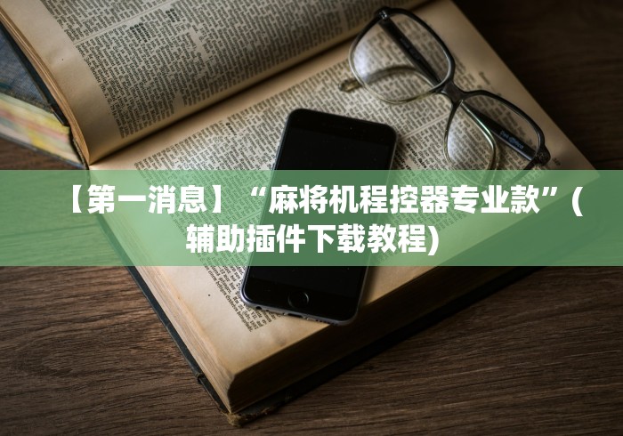 【第一消息】“麻将机程控器专业款”(辅助插件下载教程)