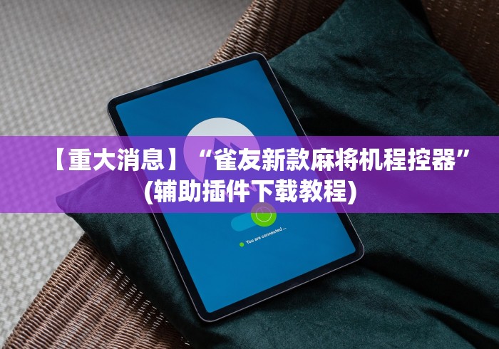 【重大消息】“雀友新款麻将机程控器”(辅助插件下载教程)