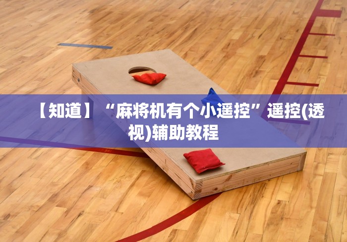 【知道】“麻将机有个小遥控”遥控(透视)辅助教程