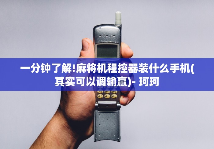 一分钟了解!麻将机程控器装什么手机(其实可以调输赢)- 珂珂