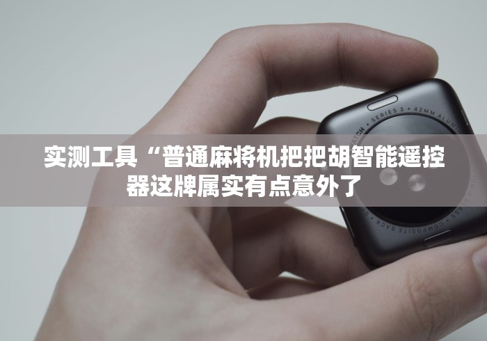 实测工具“普通麻将机把把胡智能遥控器这牌属实有点意外了