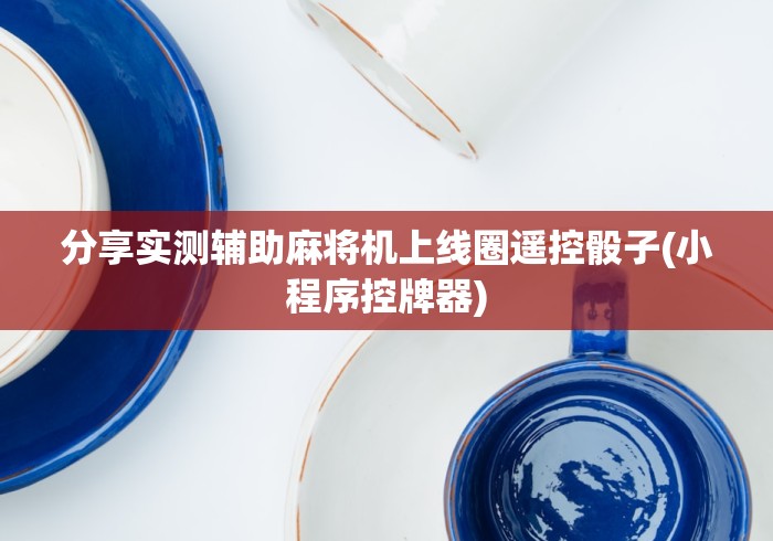 分享实测辅助麻将机上线圈遥控骰子(小程序控牌器)