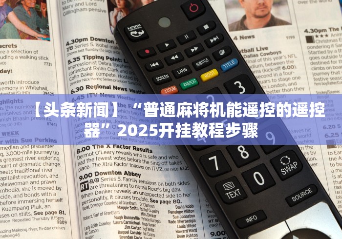 【头条新闻】“普通麻将机能遥控的遥控器”2025开挂教程步骤 【头条新闻】“普通麻将机能遥控的遥控器”2025开挂教程步骤