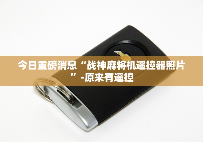 大神推荐!怎么安装遥控麻将机程序控牌”!2026果然有挂教程