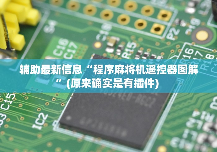 辅助最新信息“程序麻将机遥控器图解”(原来确实是有插件) 