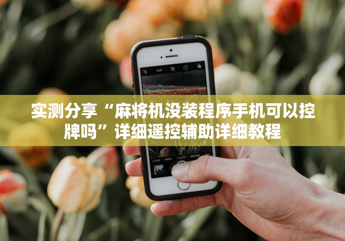 实测分享“麻将机没装程序手机可以控牌吗”详细遥控辅助详细教程