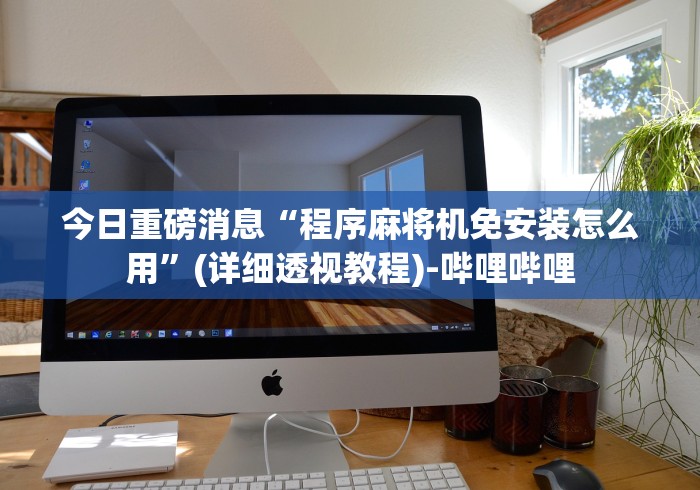 今日重磅消息“程序麻将机免安装怎么用”(详细透视教程)-哔哩哔哩