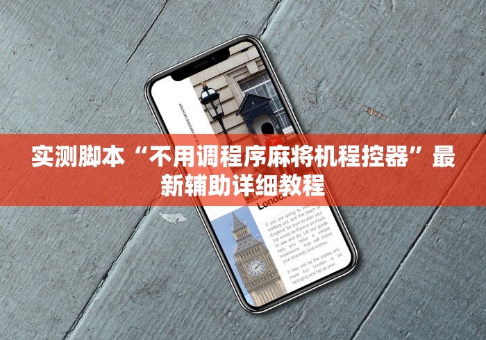 实测脚本“不用调程序麻将机程控器”最新辅助详细教程 实测脚本“不用调程序麻将机程控器”最新辅助详细教程